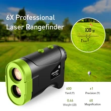 

APEXEL LRM 600M Yd Laser Golf Hunting Rangefinder 6X Magnification Clear View Laser Range Finder Flag Pole Locking Vibration