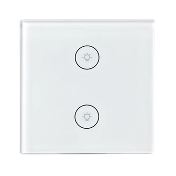 WIFI Smart Light Switch 86 Type Switch Contact Panel Convenient APP Control AC 100-240V for Smart Life APP Tuya APP EU Plug
WIFI Smart Light Switch 86 Type Switch Contact Panel Convenient APP Control AC 100-240V for Smart Life APP Tuya APP EU Plug