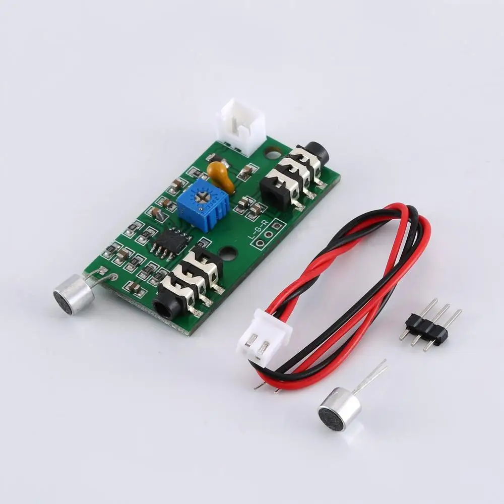 Microphone Pickup Amplification Module Gain Adjustable Audio Amplifier Circuit AC Signal Amplifier Board
Microphone Pickup Amplification Module Gain Adjustable Audio Amplifier Circuit AC Signal Amplifier Board