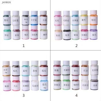 10 Pcs/set DIY Handmade Soap Color Pearlescent Powder Mica Jewelry Crafts Making Filled Epoxy Pigment
10 Pcs/set DIY Handmade Soap Color Pearlescent Powder Mica Jewelry Crafts Making Filled Epoxy Pigment
