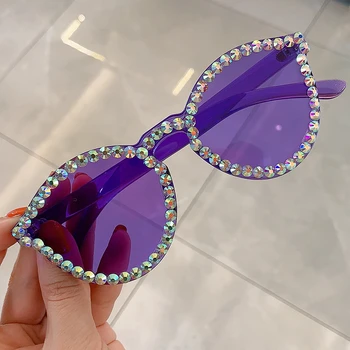 Sexy Cat Eye Sunglasses Women Rimless Vintage Rhinestone Sun Glasses Female Lady Candy Color 2019 Eyewear Shades for women UV400 
Sexy Cat Eye Sunglasses Women Rimless Vintage Rhinestone Sun Glasses Female Lady Candy Color 2019 Eyewear Shades for women UV400