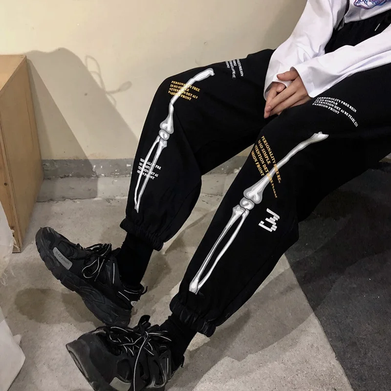 Autumn Streetwear Casual Pants Women Joggers Pant Punk Rock High Waist Loose Female Cargo Pants Black 
Autumn Streetwear Casual Pants Women Joggers Pant Punk Rock High Waist Loose Female Cargo Pants Black