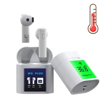 2020 New M6plus Wireless Bluetooth Earphone Noise Reduction Stereo Earpiece With Test Body Temperature Measure Sensor Earphone
2020 New M6plus Wireless Bluetooth Earphone Noise Reduction Stereo Earpiece With Test Body Temperature Measure Sensor Earphone