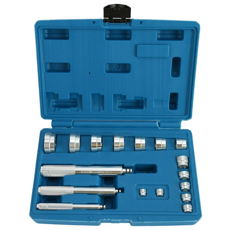 17pcs A Set Aluminium Wheel Bearing Race Seal Drivers Bush Removal Tool Kit Hardware Shafts Bearing Accessories
17pcs A Set Aluminium Wheel Bearing Race Seal Drivers Bush Removal Tool Kit Hardware Shafts Bearing Accessories