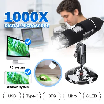 WiFi USB Digital Microscopes Camera 1000X Hdmi Electronic Microscopio 8 Led Magnifier for Biologico Celular Phone Chip Repair
WiFi USB Digital Microscopes Camera 1000X Hdmi Electronic Microscopio 8 Led Magnifier for Biologico Celular Phone Chip Repair