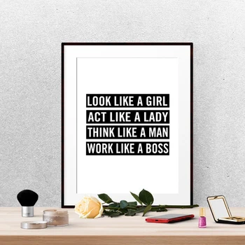 Inspirational Wall Art Canvas Painting Black and White Picture Modular Print Picture Nordic Modern Poster Living Room Home Decor 
Inspirational Wall Art Canvas Painting Black and White Picture Modular Print Picture Nordic Modern Poster Living Room Home Decor