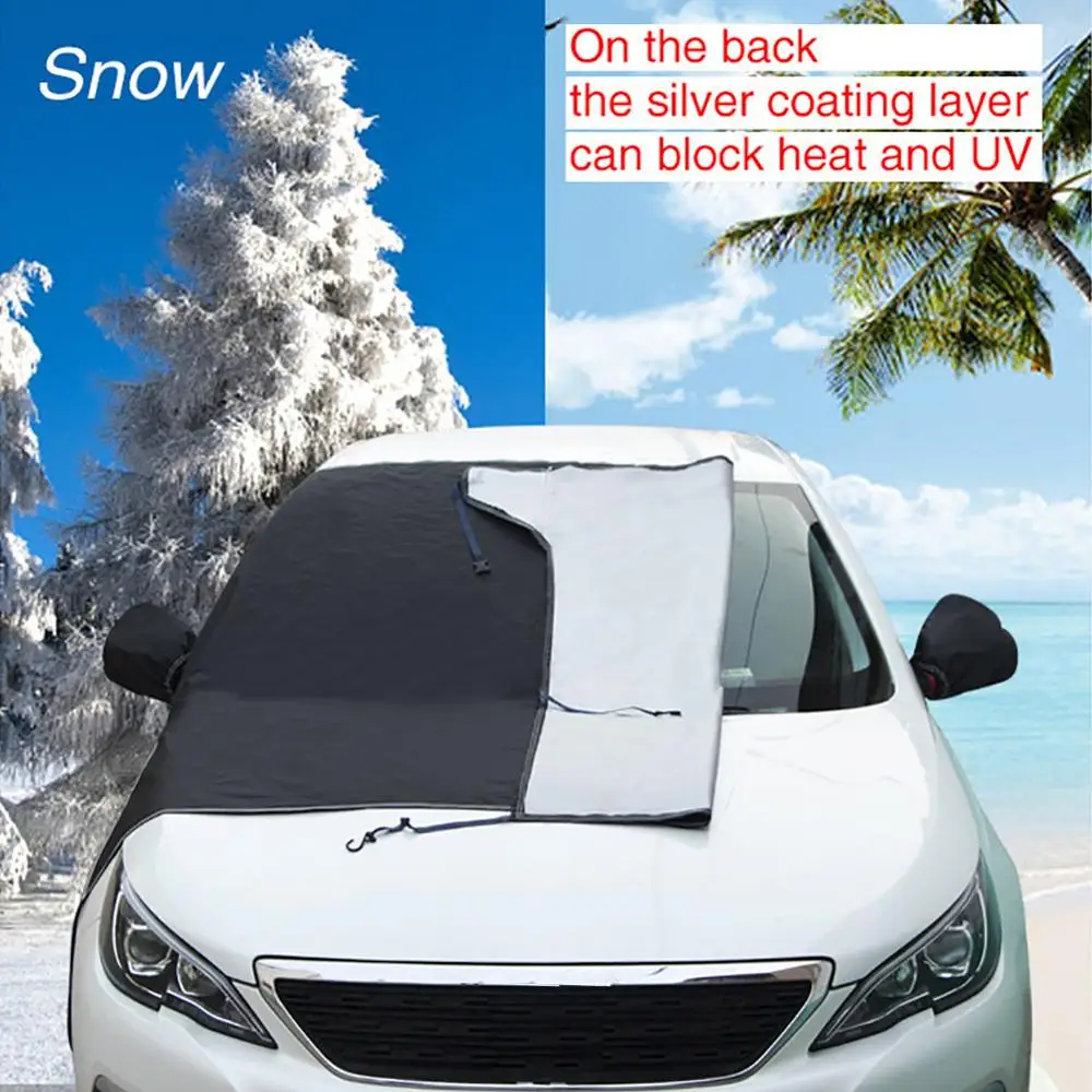 Car Waterproof Frost Guard Winter Windshield Snow Cover Front Window Windscreen Magnetic Protector Covers Fits Universal Car
Car Waterproof Frost Guard Winter Windshield Snow Cover Front Window Windscreen Magnetic Protector Covers Fits Universal Car