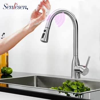 Senlesen Sensor Ktchen Sink Faucet Hot and Cold Double Handle Single Hole Kitchen Faucet Rotating Sink Faucet
Senlesen Sensor Ktchen Sink Faucet Hot and Cold Double Handle Single Hole Kitchen Faucet Rotating Sink Faucet