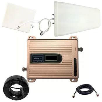 2G 3G 4G Tri Band Signal Booster GSM 900+DCS/LTE 1800(B3)+LTE 2600(B7) Mobile Phone Signal Repeater Cellphone Cellular Amplifier
2G 3G 4G Tri Band Signal Booster GSM 900+DCS/LTE 1800(B3)+LTE 2600(B7) Mobile Phone Signal Repeater Cellphone Cellular Amplifier