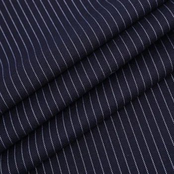 Navy Blue Yarn Dyed Striped TR Spandex Fabric For Sewing Suits Men Clothing Quality Textile Couture Tissus 100x145CM 
Navy Blue Yarn Dyed Striped TR Spandex Fabric For Sewing Suits Men Clothing Quality Textile Couture Tissus 100x145CM