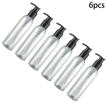 6PCS 250ml Clear PET Empty Plastic Bottle With Black Lotion Pump Dispensers Empty Plastic Bottles With Pumps 2020 New
6PCS 250ml Clear PET Empty Plastic Bottle With Black Lotion Pump Dispensers Empty Plastic Bottles With Pumps 2020 New