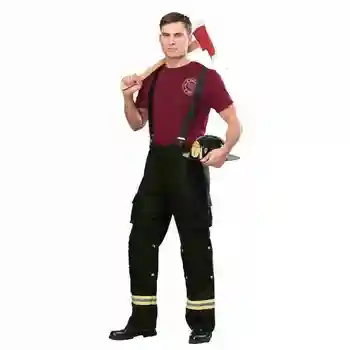 New firefighter Sam cosplay carnival costume Halloween for grown-up boy party job wear uniform fireman's Christmas accessories
New firefighter Sam cosplay carnival costume Halloween for grown-up boy party job wear uniform fireman's Christmas accessories