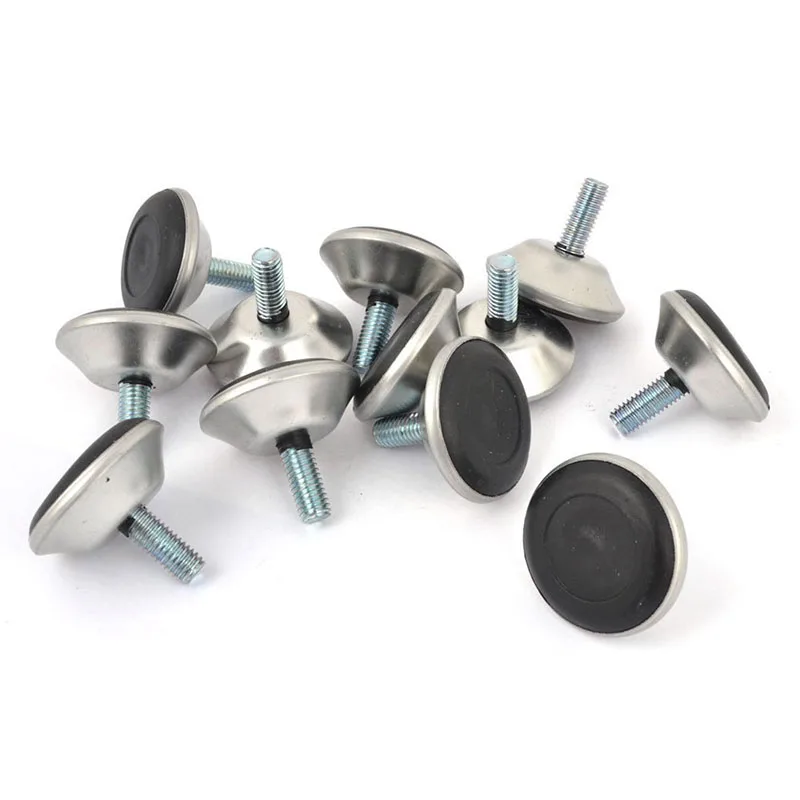 Screw On Type Furniture Glide Leveling Foot Adjuster 8x20x40mm 12pcs