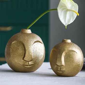 Creative Design Human Face Flower Vase Office Desktop Decoration Flower Arrangement Minaiture Model Furnishings Abstract Crafts
Creative Design Human Face Flower Vase Office Desktop Decoration Flower Arrangement Minaiture Model Furnishings Abstract Crafts