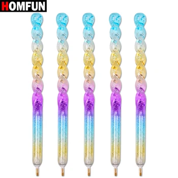 HOMFUN Diamond Painting Point Drill Pen Tool 5D DIY Diamond Embroidery Cross Stitch Colorful Rhinestone Point pen Tools Gift
HOMFUN Diamond Painting Point Drill Pen Tool 5D DIY Diamond Embroidery Cross Stitch Colorful Rhinestone Point pen Tools Gift