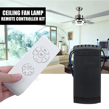 40# Ceiling Fan Lamp Remote Control Kit 110-240v Timing Wireless Control Switch Adjusted Wind Speed Transmitter Receiver
40# Ceiling Fan Lamp Remote Control Kit 110-240v Timing Wireless Control Switch Adjusted Wind Speed Transmitter Receiver