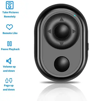 Bluetooth Page Turner & TikTok Remote Multifunction Camera Shutter Remote Control with Wireless Compatible For iOS Android
Bluetooth Page Turner & TikTok Remote Multifunction Camera Shutter Remote Control with Wireless Compatible For iOS Android