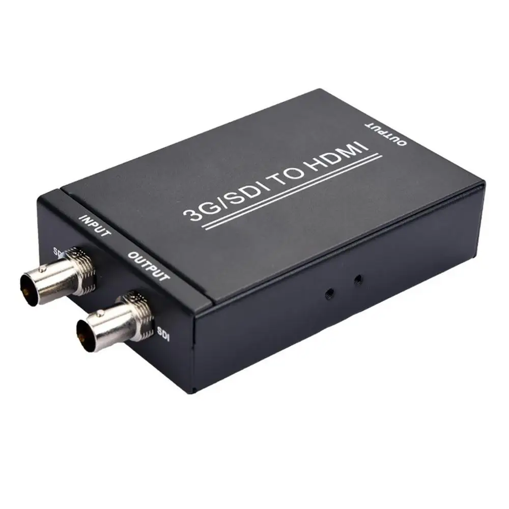 SDI to HDMI / HDMI to SDI with Power Mini 3G HD SD-SDI Video Micro Converter Adapter with Audio Auto Format Detection for Camera
SDI to HDMI / HDMI to SDI with Power Mini 3G HD SD-SDI Video Micro Converter Adapter with Audio Auto Format Detection for Camera