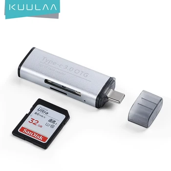 KUULAA Type C USB 3.0 Aluminum OTG Phone multi memory card reader adapter cardreader for micro SD/TF microsd computer laptop
KUULAA Type C USB 3.0 Aluminum OTG Phone multi memory card reader adapter cardreader for micro SD/TF microsd computer laptop