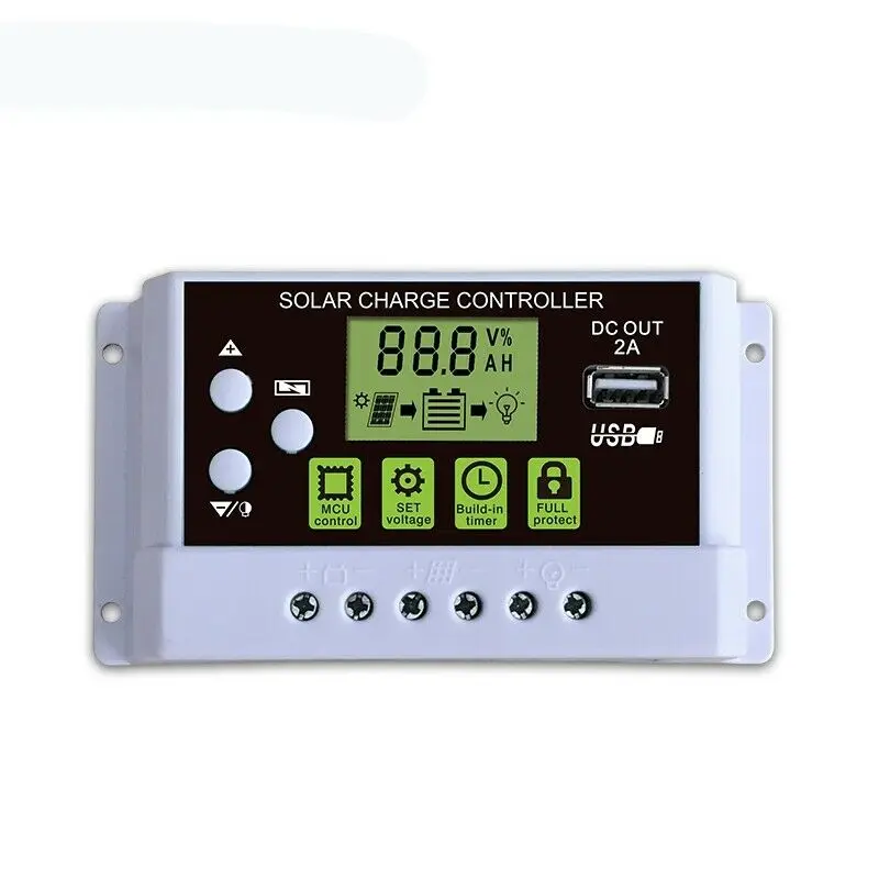 DAMUII KYZS PWM Solar Charge Controller 10A 20A 30A 12V 24V Auto Solar Charge Controller LCD Dual USB 5V Output Solar Panel PV
DAMUII KYZS PWM Solar Charge Controller 10A 20A 30A 12V 24V Auto Solar Charge Controller LCD Dual USB 5V Output Solar Panel PV