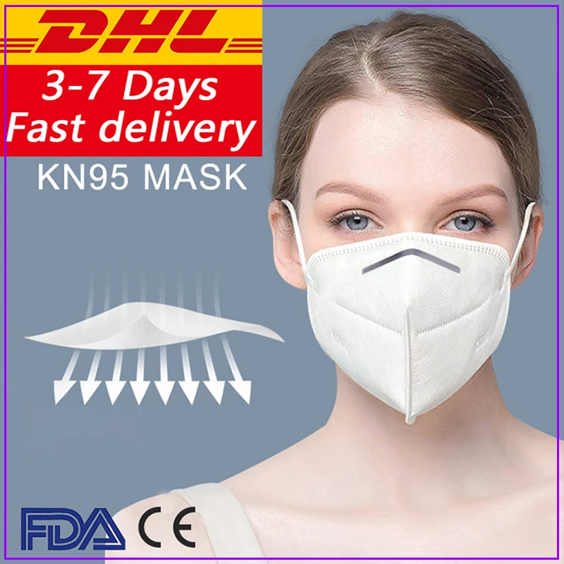 Fast Delivery DHL Top quality KN95 Dustproof Anti-fog And Breathable Face Masks N95 Mask 95% Filtration Features as KF94 FFP2
Fast Delivery DHL Top quality KN95 Dustproof Anti-fog And Breathable Face Masks N95 Mask 95% Filtration Features as KF94 FFP2