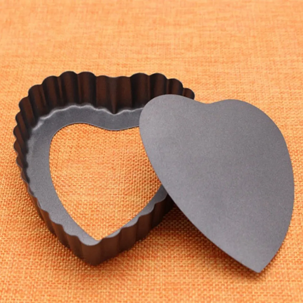 Heart Shape Laced Quiche Pan Nonstick Pie Pan Bakeware With Removable Bottom Easy Release Cake Decor Mould DIY Baking Tools
Heart Shape Laced Quiche Pan Nonstick Pie Pan Bakeware With Removable Bottom Easy Release Cake Decor Mould DIY Baking Tools