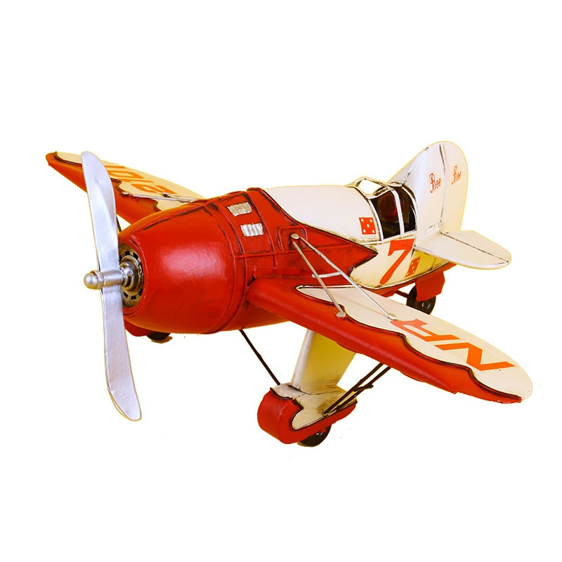 Vintage Retro Tin WWII Airplane Model Metal Figurine Iron Photo Props Window Home Decoration Accessories Morden Birthday Gift
Vintage Retro Tin WWII Airplane Model Metal Figurine Iron Photo Props Window Home Decoration Accessories Morden Birthday Gift