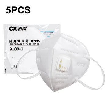 5pcs KN95 Masks Mouth Cover Face Masks With Breathing Valve Resuable Folding Face Mouth Cover For Outdoor Fast Shipping
5pcs KN95 Masks Mouth Cover Face Masks With Breathing Valve Resuable Folding Face Mouth Cover For Outdoor Fast Shipping