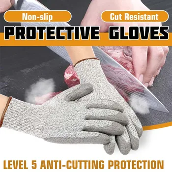 1Pair Level 5 Anti-cut Gloves Cut-Resistant Acid Alkali/Slip/Fire/Heat Proof Kitchen Garden Worker Butcher Working Safety Gloves
1Pair Level 5 Anti-cut Gloves Cut-Resistant Acid Alkali/Slip/Fire/Heat Proof Kitchen Garden Worker Butcher Working Safety Gloves