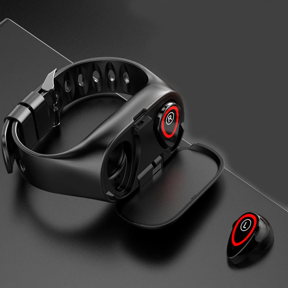 2-In-1 Smart Watch with TWS Earbuds Fitness Tracker Wireless Headphone Activity Tracker Life Waterproof Smart Bracelet Men Women
2-In-1 Smart Watch with TWS Earbuds Fitness Tracker Wireless Headphone Activity Tracker Life Waterproof Smart Bracelet Men Women