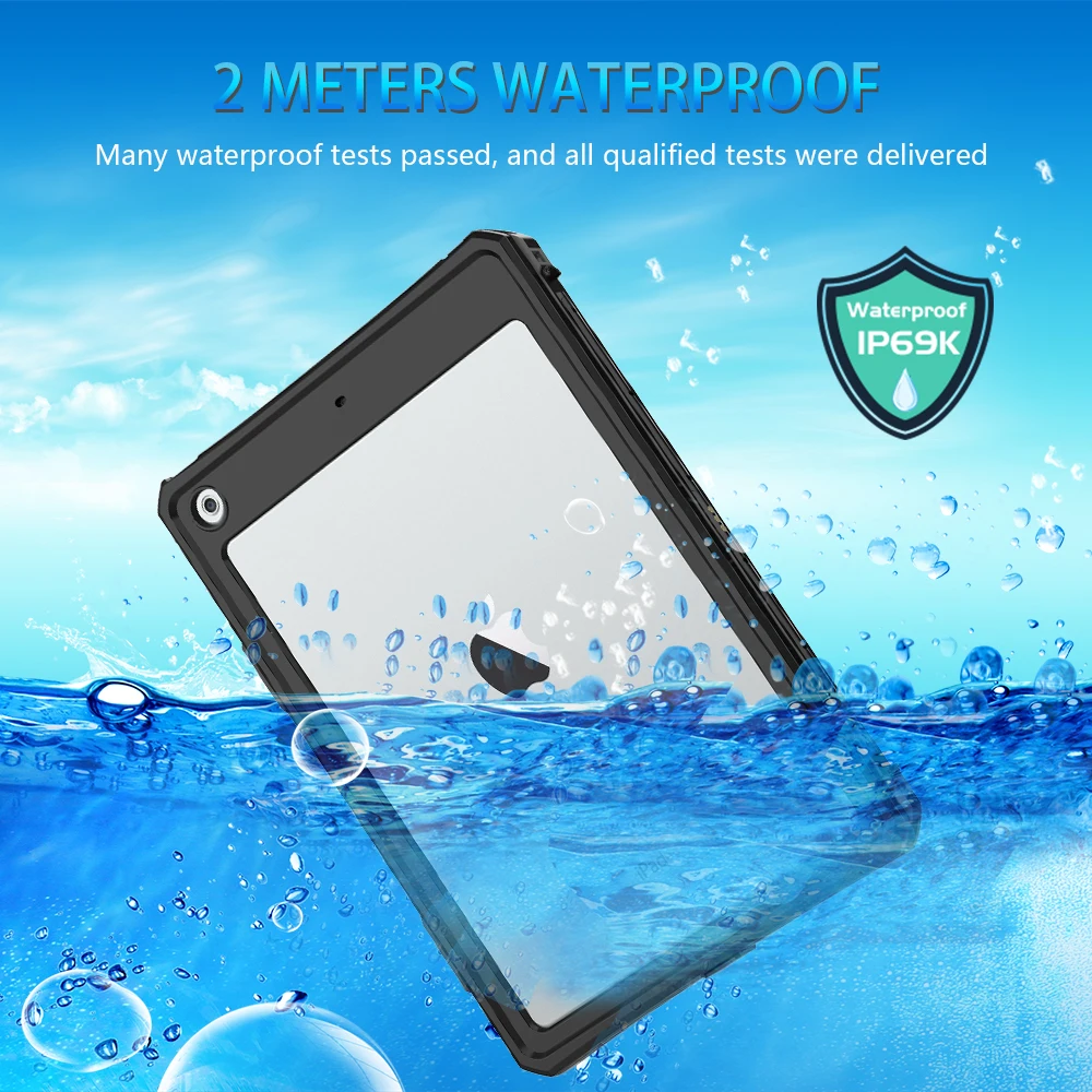 Diving IP69 Waterproof Case for iPad 10.2 Case Shockproof Scratch Full Cover Tablet Protector for iPad 10.2 360 Full Case
Diving IP69 Waterproof Case for iPad 10.2 Case Shockproof Scratch Full Cover Tablet Protector for iPad 10.2 360 Full Case