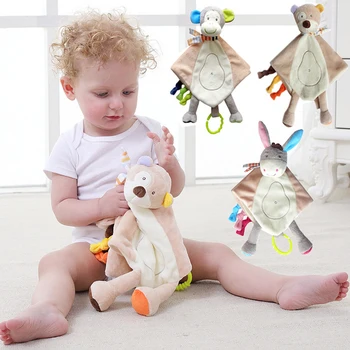 Baby Toys Comforter Handkerchief Soothing Towel Security Blankets with Teether for Sensory Development WJ586
Baby Toys Comforter Handkerchief Soothing Towel Security Blankets with Teether for Sensory Development WJ586