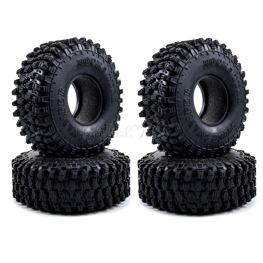 4 шт./лот 120 мм 1 9 дюйма резиновые шины/колесные шины для 1:10 RC Rock Crawler Axial SCX10 90047 D90 D110