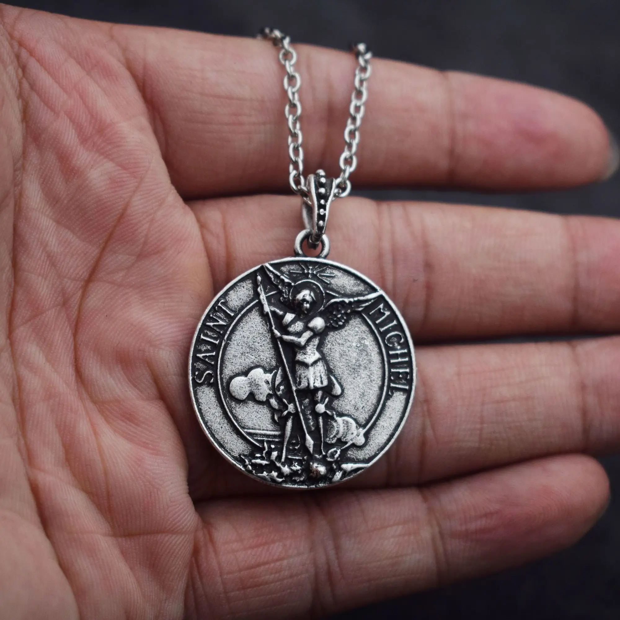 Religious Medal Pendant Hanging 