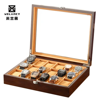 18 Slots Watch Box wooden Wrist Watch Men Storage Box Clock/Watch Display Case Convenient Watch Jewelry Organizer
18 Slots Watch Box wooden Wrist Watch Men Storage Box Clock/Watch Display Case Convenient Watch Jewelry Organizer