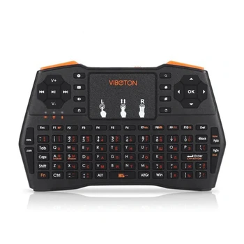 Viboton 2.4G Wireless I8 Plus Russian Keyboard Touchpad Fly Air Mouse Mini Gaming Keyboard for Windows Android Tv Computer
Viboton 2.4G Wireless I8 Plus Russian Keyboard Touchpad Fly Air Mouse Mini Gaming Keyboard for Windows Android Tv Computer