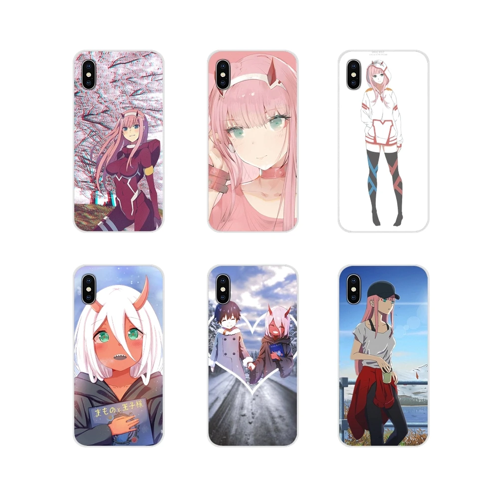 For Huawei G7 G8 P8 P9 P10 P20 P30 Lite Mini Pro P Smart Plus 2017 2018 2019 Darling in franxx zero two Transparent TPU Bag Case | Мобильные