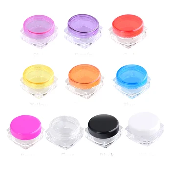 Wholesale 5Pcs 3g/5g Square Bottom Cream Jar Cosmetic Container Plastic Empty Eyeshadow Makeup Face Cream Lip Balm Pot Bottle
Wholesale 5Pcs 3g/5g Square Bottom Cream Jar Cosmetic Container Plastic Empty Eyeshadow Makeup Face Cream Lip Balm Pot Bottle