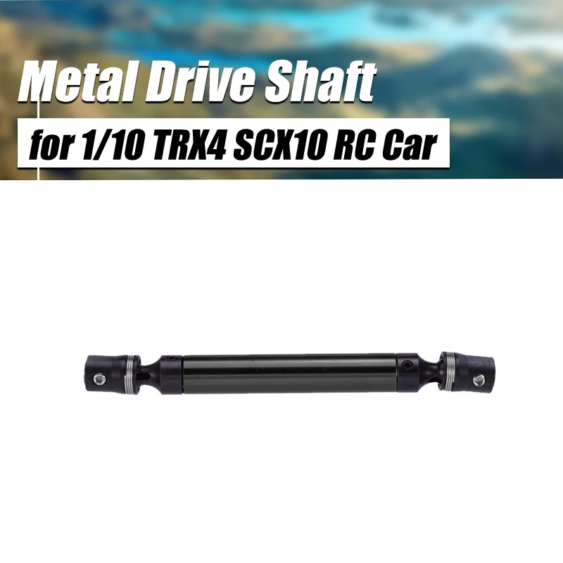 Metal Drive Shaft for 1:10 RC Crawler Car Traxxas TRX4 Axial SCX10 RC4WD D90 RC Car Part 100-130/110-140/120-160mm Black
Metal Drive Shaft for 1:10 RC Crawler Car Traxxas TRX4 Axial SCX10 RC4WD D90 RC Car Part 100-130/110-140/120-160mm Black