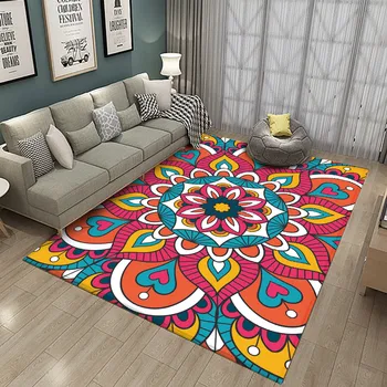 Good Quality Home Living Room Carpets And Rugs Mandala Rug Alfombra Ethnic Carpet Colorful Flannel Flower Pattern Rectangle 
Good Quality Home Living Room Carpets And Rugs Mandala Rug Alfombra Ethnic Carpet Colorful Flannel Flower Pattern Rectangle
