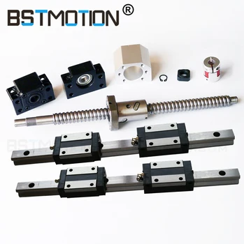15mm Linear guide with Narrow carriage block 1500mm SFU1605 Ballscrew DSG16H Nut housing BK12 BF12 End Support Jaw Coupling
15mm Linear guide with Narrow carriage block 1500mm SFU1605 Ballscrew DSG16H Nut housing BK12 BF12 End Support Jaw Coupling