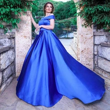 LORIE Royal Blue Evening Dresses Formal Long Off the Shoulder Elegant Prom Party Gown Plus Size Boat Neck Robe De Soiree
LORIE Royal Blue Evening Dresses Formal Long Off the Shoulder Elegant Prom Party Gown Plus Size Boat Neck Robe De Soiree