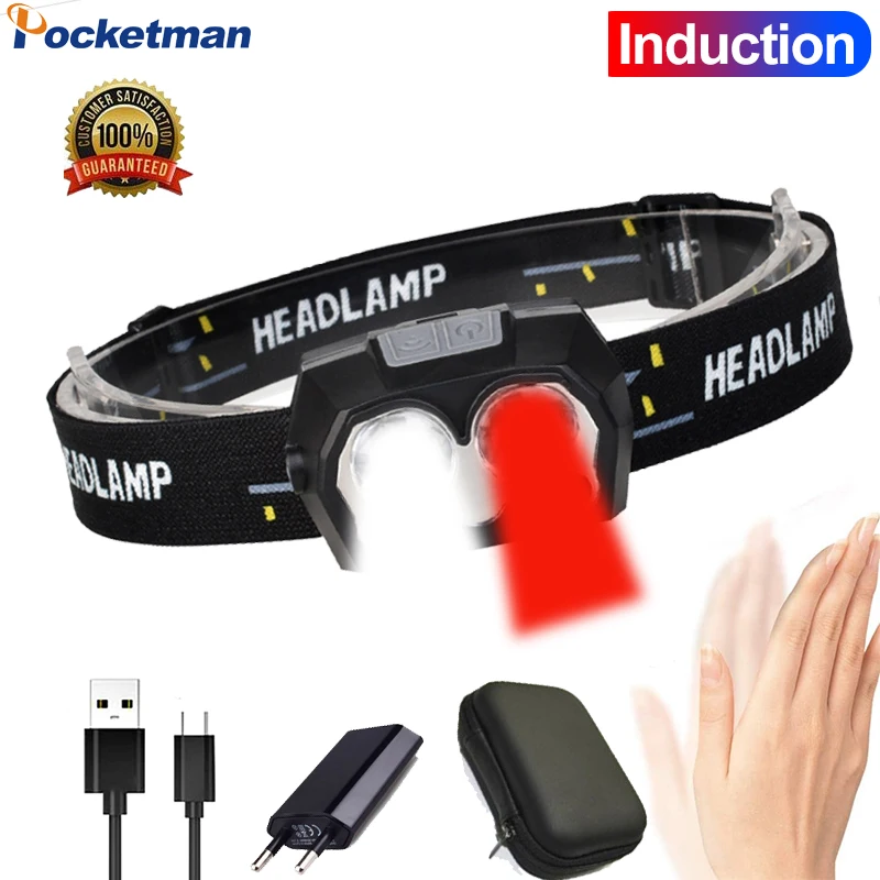 8000Lm USB Rechargeable Headlamp Flashlight Super Bright LED Headlight Body Motion Sensor Head Torch Light Lamp running fishing
8000Lm USB Rechargeable Headlamp Flashlight Super Bright LED Headlight Body Motion Sensor Head Torch Light Lamp running fishing