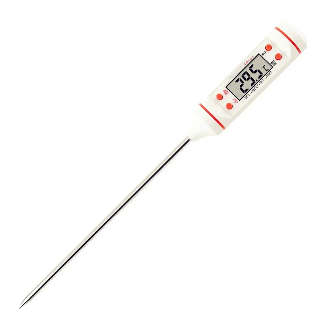 Digital Meat Thermometer with Probe Cooking Thermometer Clear and Instant Reading for Kitchen, Kitchen BBQ
Digital Meat Thermometer with Probe Cooking Thermometer Clear and Instant Reading for Kitchen, Kitchen BBQ