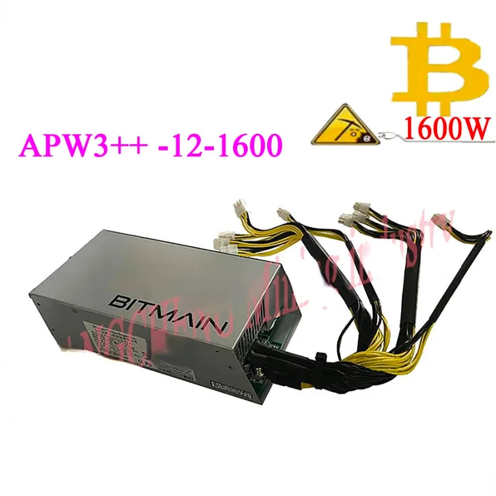 ETH BTC KUANGCHENG-fuente de alimentación BITMAIN APW3 ++ para one s9 o one L3 + o one D3, Antminer, 1600W, S9/S7/S5/S4/S4 + 12V
ETH BTC KUANGCHENG-fuente de alimentación BITMAIN APW3 ++ para one s9 o one L3 + o one D3, Antminer, 1600W, S9/S7/S5/S4/S4 + 12V
