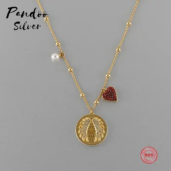 PANDOO Fashion Charm Pure 925 Silver Original 1:1 Copy, Romantic Gorgeous Chic Love Wild Necklace Female Luxury Jewelry Gifts
PANDOO Fashion Charm Pure 925 Silver Original 1:1 Copy, Romantic Gorgeous Chic Love Wild Necklace Female Luxury Jewelry Gifts