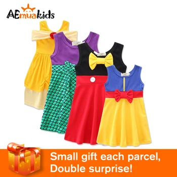 Baby Girls Snow White Princess Dress Belle Ariel Little Mermaid Costume Summer Casual Kids Dresses Children Fashion Clothes Wear
Baby Girls Snow White Princess Dress Belle Ariel Little Mermaid Costume Summer Casual Kids Dresses Children Fashion Clothes Wear