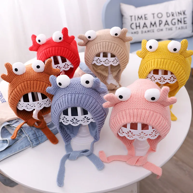 2020 Winter Eye Wool Winter Hat Baby Kids Crochet Knitted Hat Caps Children Girl Boy Beanies Hats bonnet
2020 Winter Eye Wool Winter Hat Baby Kids Crochet Knitted Hat Caps Children Girl Boy Beanies Hats bonnet