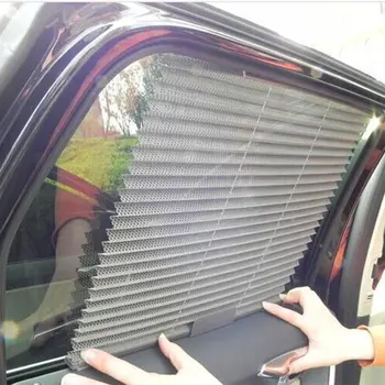 Summer Car Window Sunshade Curtain Automatic Shrink Cars Window Solar Protection Wrinkled Mesh Curtains Visor Shield B88
Summer Car Window Sunshade Curtain Automatic Shrink Cars Window Solar Protection Wrinkled Mesh Curtains Visor Shield B88
