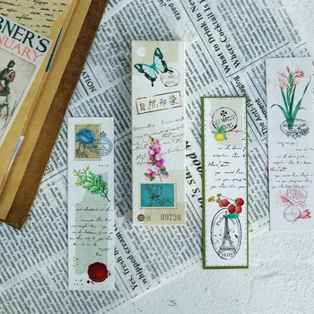 30Pcs/Box Retro Plant Bookmarks KawaiiNature Bookmarks Paper Book Marks For Kids Girls Gifts School Office Supplies Stationery
30Pcs/Box Retro Plant Bookmarks KawaiiNature Bookmarks Paper Book Marks For Kids Girls Gifts School Office Supplies Stationery